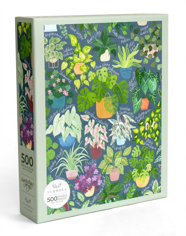 Houseplant Jungle - 500 Piece Jigsaw Puzzle, 1 of 7