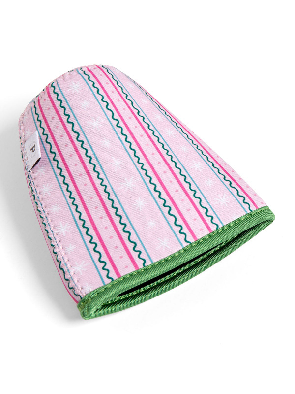 Pink & Green Striped Drink Sleeve, 2 of 2