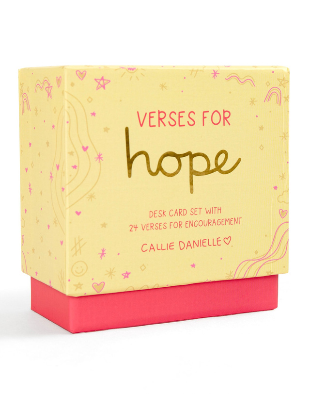 Verses For Hope – Bible Verse Card Set with Display Stand, 6 of 6