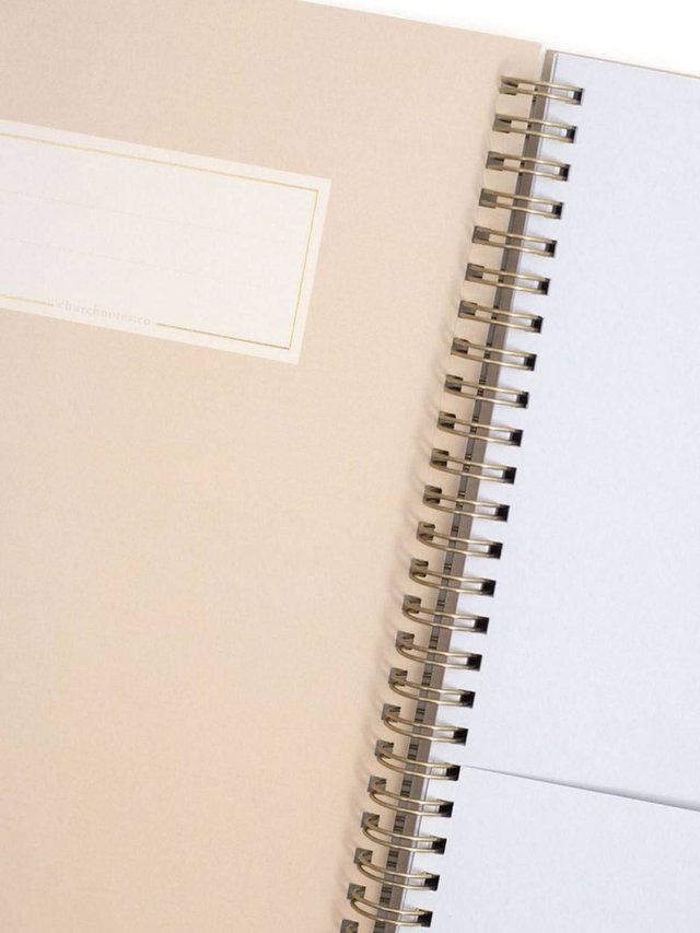 Dove Grey Bible Study Spiral Notebook, 2 of 13