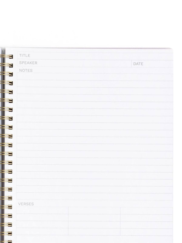 Lilac Bible Study Spiral Notebook with Reference Maps, 5 of 9