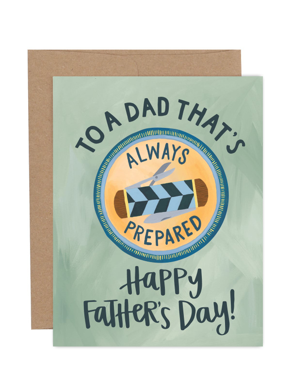 Always Prepared Father's Day Greeting Card, 1 of 1