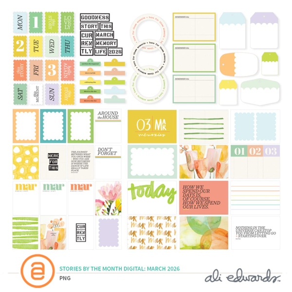 Stories By The Month™ Digital Kit March 2026, 1 of 1
