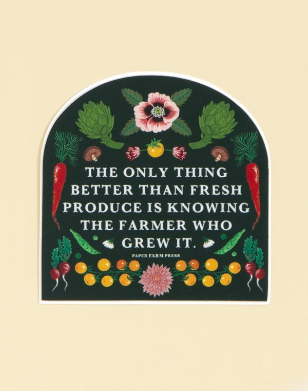 Knowing The Farmer Decal Sticker, 1 of 3