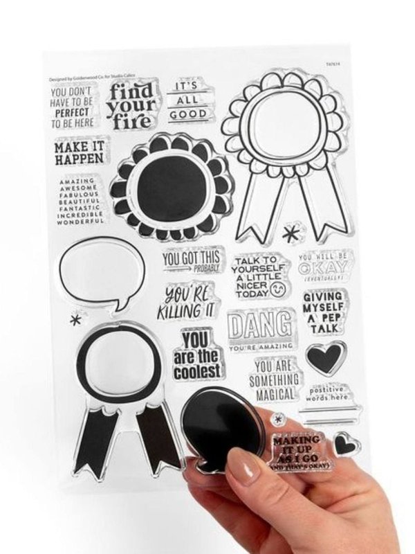 Pep Talk 6×8 Stamp Kit, 3 of 4