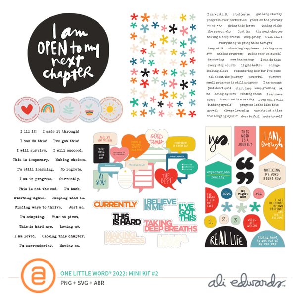 One Little Word® 2022 Digital Mini Kit #2, 1 of 1