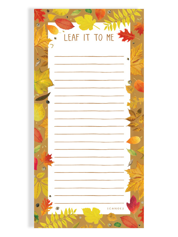 Leaf It To Me 4×8 Lined Notepad, 2 of 3