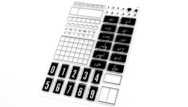 Stamp Set : 6×8 Monthly Planner, 2 of 5