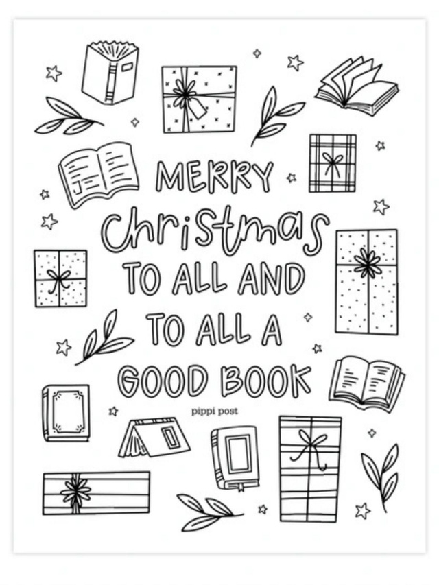 Digital Holiday Coloring Page, 1 of 1