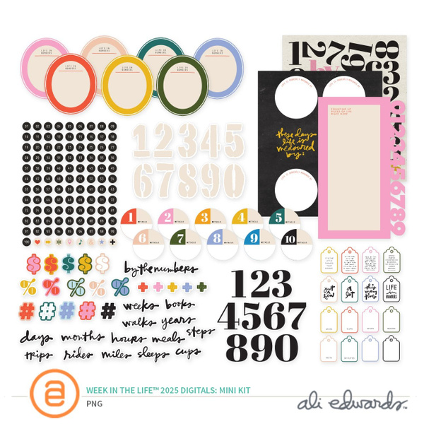 Week In The Life™ 2025 Digital Mini Kit , 1 of 1
