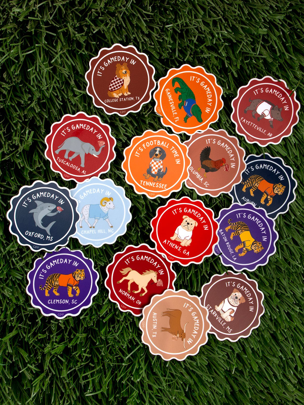 Tuscaloosa Football Game Day Mascot Decal Sticker, 3 of 4