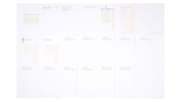 Little Ones My First Year Planner Pages, 3 of 3