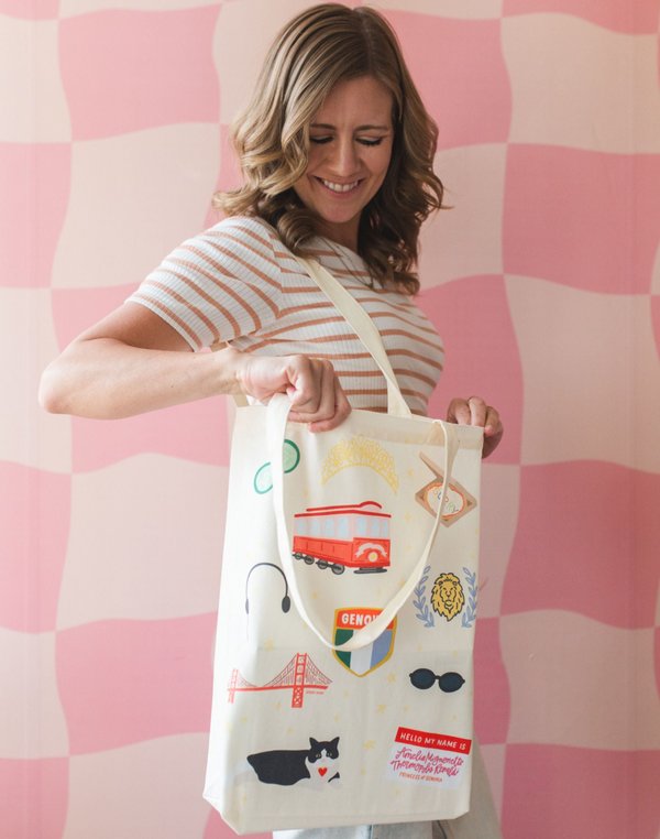 Princess Illustrations Tote Bag, 1 of 6