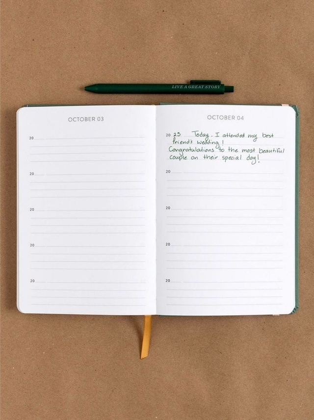 One Line A Day Guided Memory Journal, 4 of 4