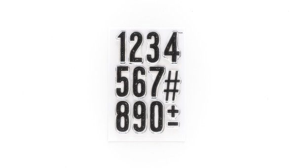 Numbers Are Awesome #9 4×6 Stamp Set, 1 of 2