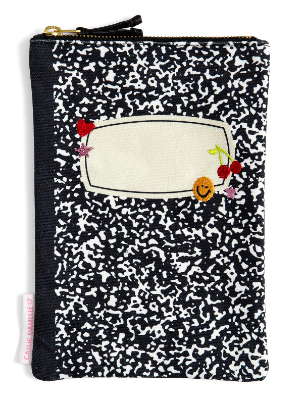 Composition Notebook Canvas Pouch – Zippered Organizer, 1 of 1