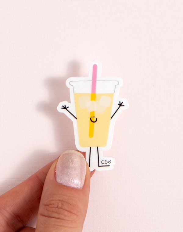 Lemonade Clear Decal Sticker, 1 of 2