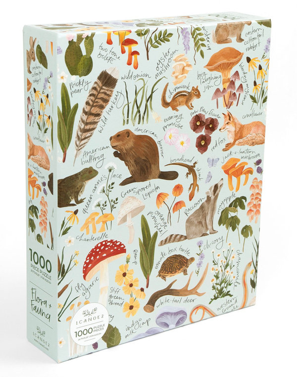 Flora & Fauna - 1,000 Piece Jigsaw Puzzle, 1 of 6