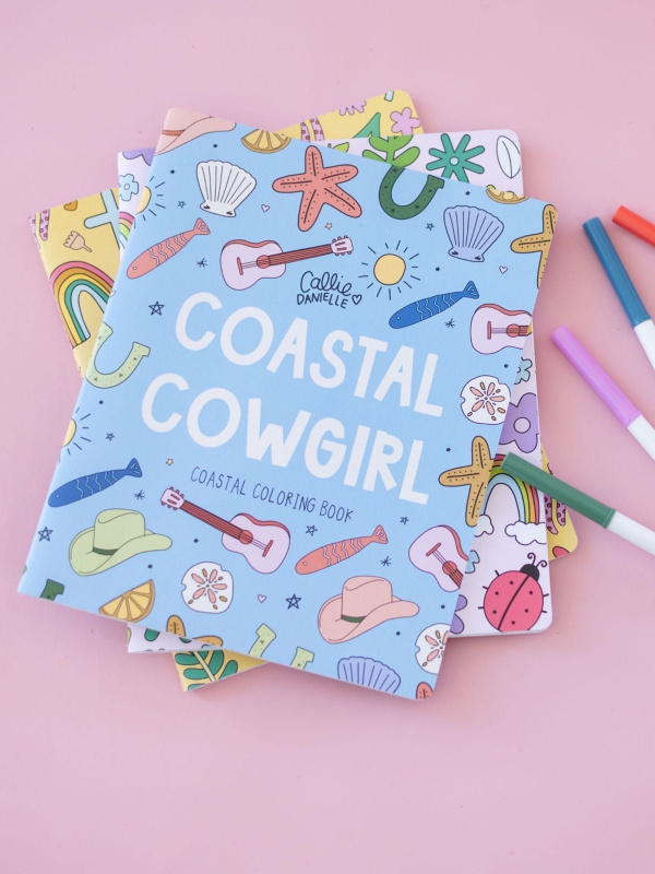 Coastal Cowgirl Beach & Western-Inspired Coloring Book, 2 of 5