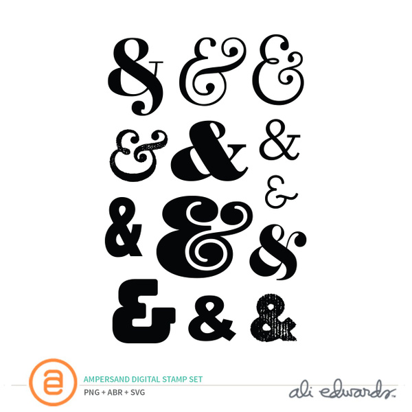 Ampersand Digital Stamp Set, 1 of 1
