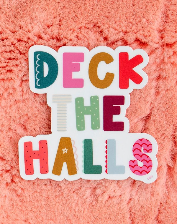 Deck the Halls Decal Sticker, 3 of 3