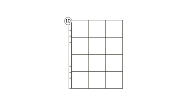 6×8 Page Protectors 2×2 Pockets (10 pack), 1 of 1