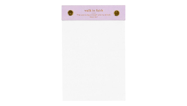 Desktop Notepad - Walk In Faith, 1 of 3