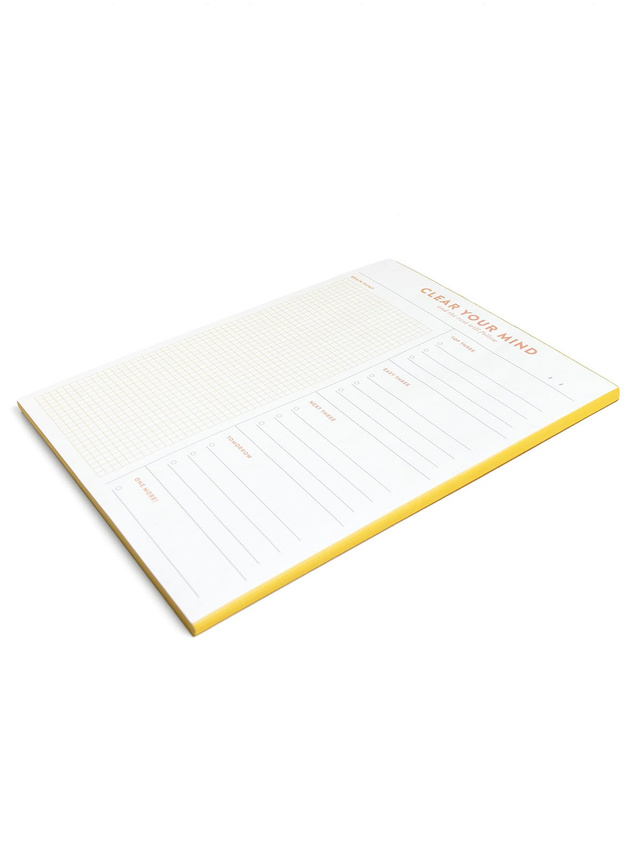Clear Your Mind Brain Dump 8.5×11 Notepad, 2 of 3
