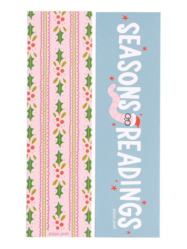 Seasons Readings Bookworm Christmas Bookmark Set, 2 of 2