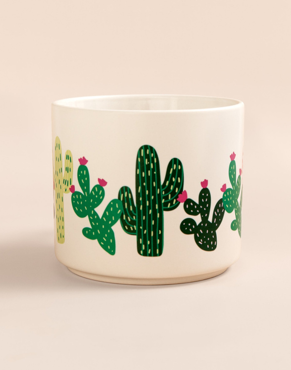 Cacti Ceramic Mug - Cream, 5 of 7