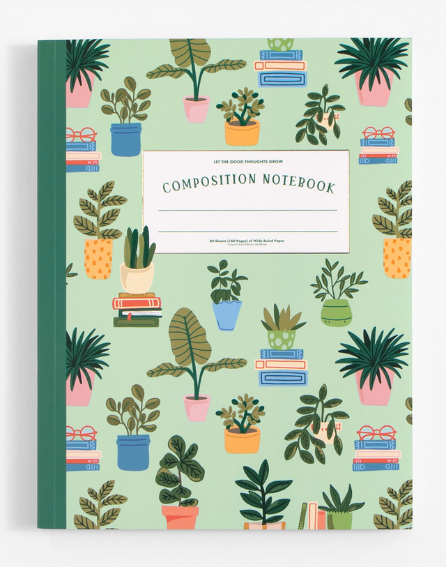 Plants & Books Composition Notebook, 5 of 6
