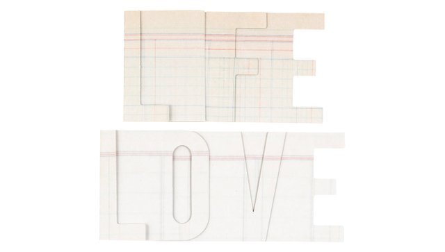 Color Collective Word Stacks - Ledger, 1 of 3