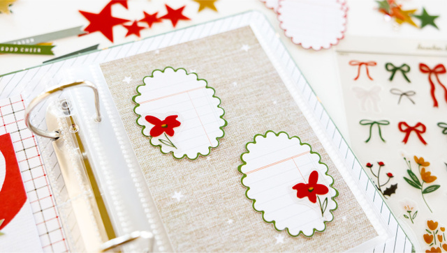 Florals and Bows 6×8 Clear Sticker Sheet, 3 of 3