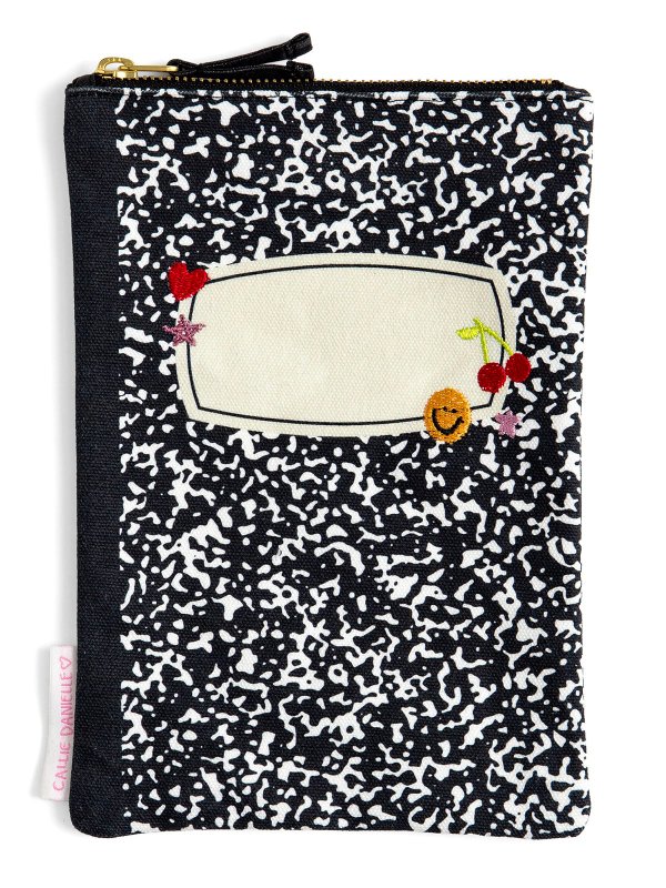 Composition Notebook Canvas Pouch – Zippered Organizer, 1 of 1