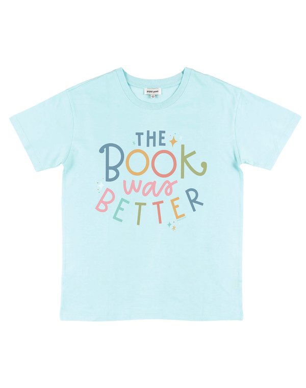 The Book Was Better Tee - Chambray, 4 of 4