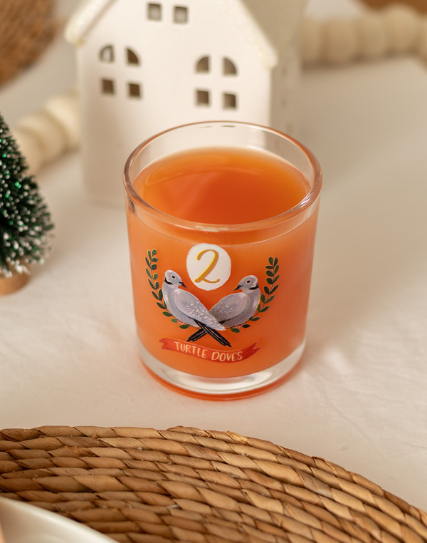 Two Turtle Doves 7.5oz Short Juice Glass, 2 of 3