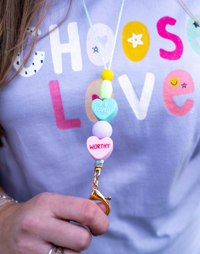 Conversation Hearts Lanyard, 2 of 3