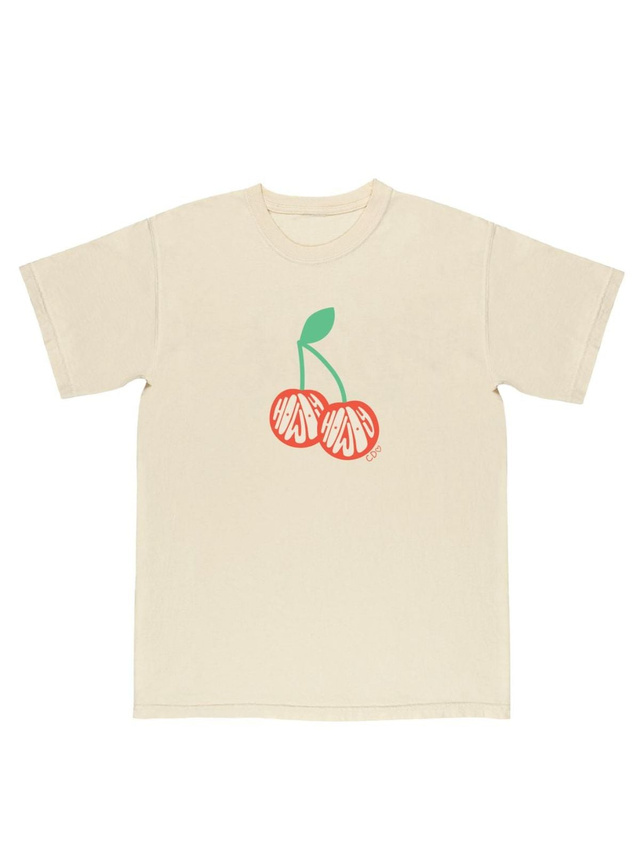 Howdy Cherries Tee - Ivory, 2 of 3