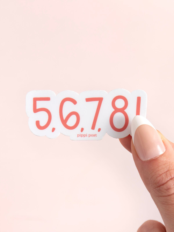 5, 6, 7, 8 Dance Decal Sticker, 2 of 2