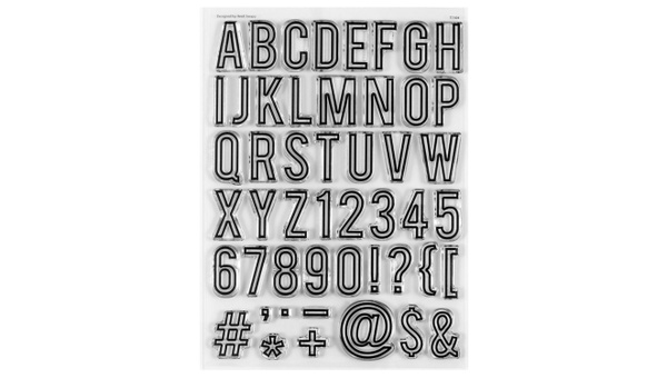 Stamp Set : 6×8 Classic Heidi Alpha, 1 of 5