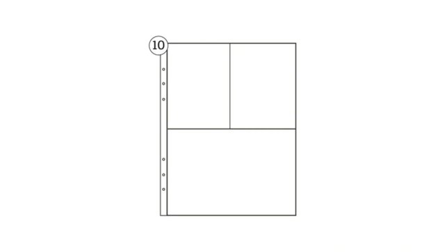 6×8 Page Protectors 3×4 and 4×6 pockets (10 pack), 1 of 1