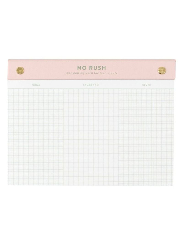 No Rush 6×8 Notepad, 1 of 4