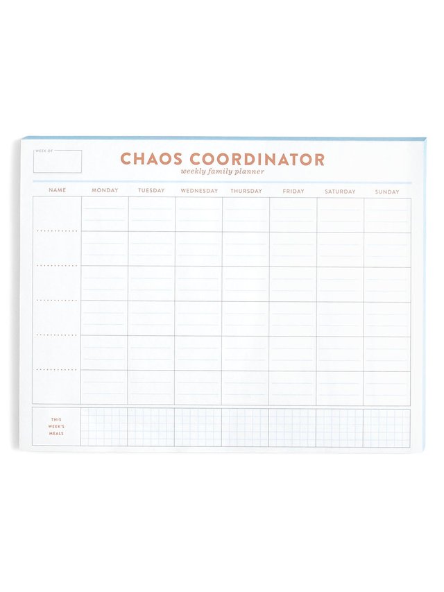 Chaos Coordinator Family Planner 8.5×11 Notepad, 1 of 3