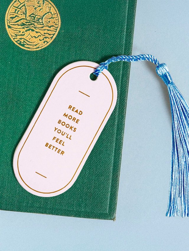 Read More Books Vegan Leather Bookmark, 3 of 3