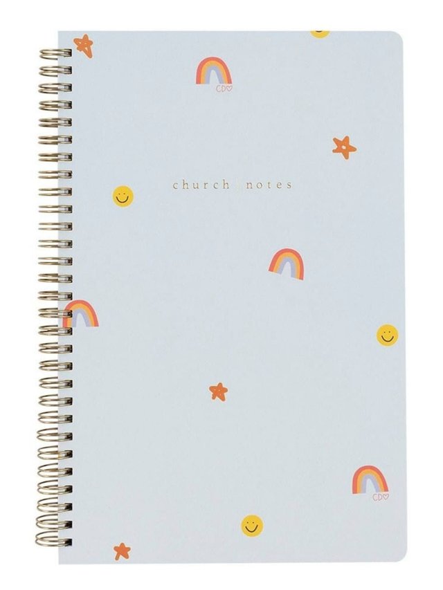 Happy Icons Bible Study Spiral Notebook by Callie Danielle, 1 of 9