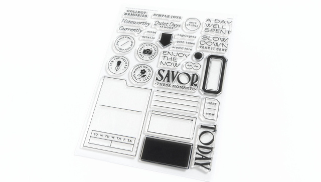Stamp Set : 6×8 Savor The Moments, 2 of 7