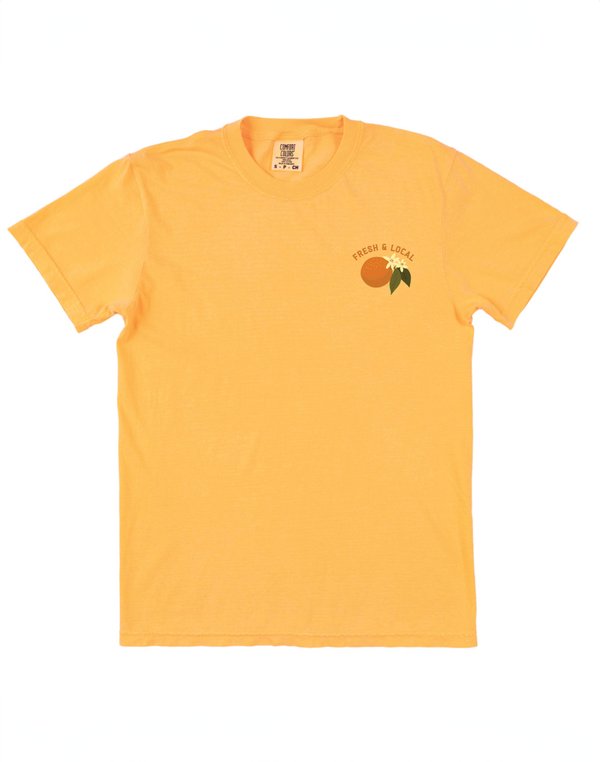 Orange Orchard Farmers Market Tee - Citrus, 2 of 5
