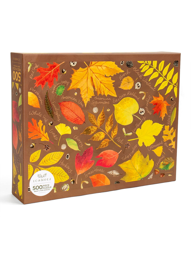 Fallen Leaves - 500 Piece Autumn Jigsaw Puzzle, 1 of 6