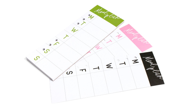 Journal Planner Menu Pad, 3 of 3