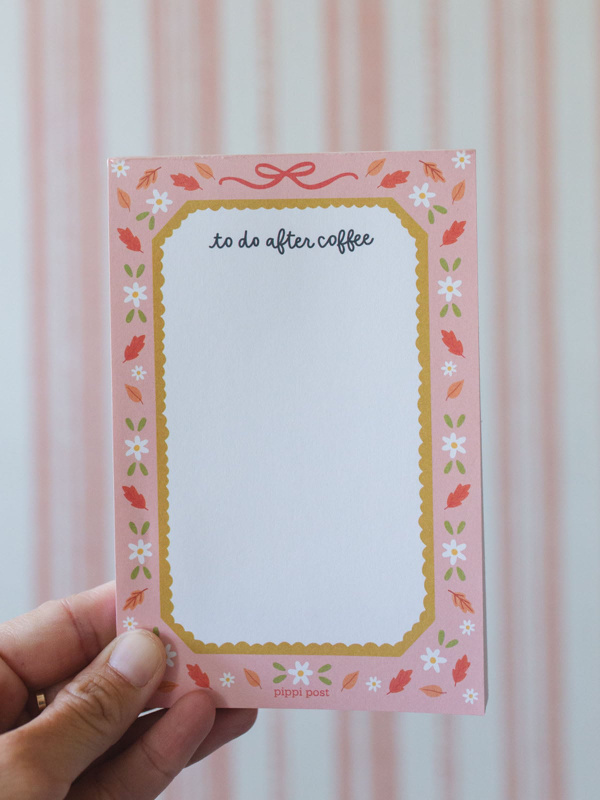 To Do After Coffee 4×6 Notepad, 1 of 5